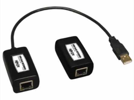 USB over Cat5/Cat6 Extender Kit, 1-Port, 150 ft, TAA Compliant