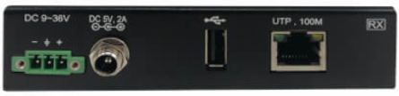 Industrial USB 2.0 over Cat6 Extender, 1-Port, ESD Protection, PoC, Mountable, 330 ft.