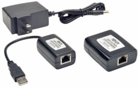 USB 2.0 Extender Kit, Transmits Data Up to 164 ft, Plug-and-Play