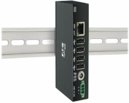 Industrial USB 2.0 over Cat6 Extender, 4-Port, ESD Protection, PoC, Mountable, 150 ft.