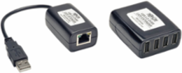 4-Port USB 2.0 Extender Hub Kit, 480 Mbps, Extends 164 ft. (50 m) over Cat5/Cat6
