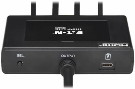 4-Port Presentation Adapter, 4K 60 Hz (4:4:4) HDMI, DP, USB-C and 1080p VGA to HDMI, Built-In Cables, TAA