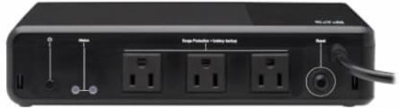 Standby UPS, 350VA / 210W, 120V, 3 NEMA 5-15R Outlets, 5-15P Plug, Desktop/Wall Mount