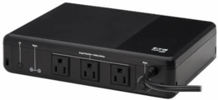 Standby UPS, 350VA / 210W, 120V, 3 NEMA 5-15R Outlets, 5-15P Plug, Desktop/Wall Mount