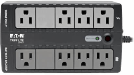 450VA Standby UPS with 8 Outlets, 255W, 120V, Battery Backup