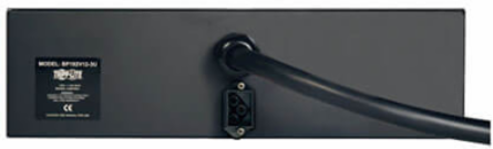192V 3U Rack/Tower External Battery Pack, 194 lb Shipping Weight, Black Steel Cabinet