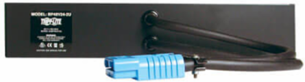 Rackmount 48V Battery Pack, 2U Size, 63 lbs, 20.5 Inch Rack Depth
