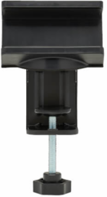 Clamp-On Power Strip Holder, ABS, Black