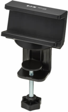 Clamp-On Power Strip Holder, ABS, Black