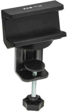 Clamp-On Power Strip Holder, ABS, Black