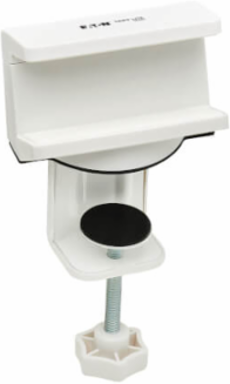 Clamp-On Power Strip Holder, ABS, White