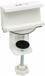 Clamp-On Power Strip Holder, ABS, White
