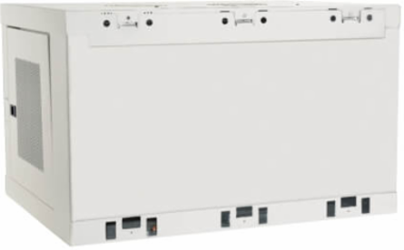 16-Device USB Charging Station Cabinet, 2.4A, Wall-Mountable, White