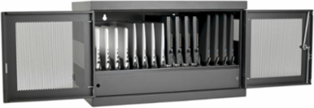 16-Device Charging Station Cabinet, Adjustable for Laptops up to 15 Inch