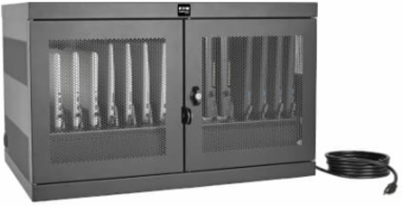 16-Device Charging Station Cabinet, Adjustable for Laptops up to 15 Inch