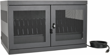 16-Device Charging Station Cabinet, Adjustable for Laptops up to 15 Inch
