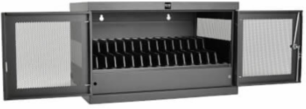 16-Device Charging Station Cabinet, Adjustable for Laptops up to 15 Inch