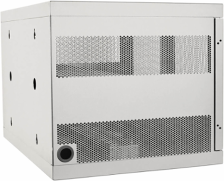 16-Device AC Charging Station Cabinet for Laptops, 10-Foot Cord, White