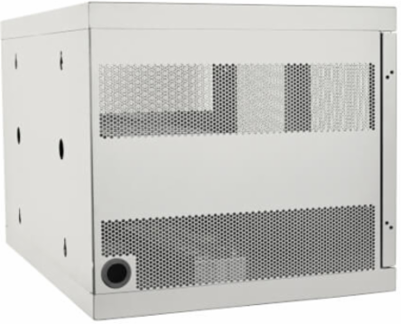 16-Device AC Charging Station Cabinet for Laptops, 10-Foot Cord, White