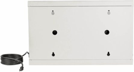 16-Device AC Charging Station Cabinet for Laptops, 10-Foot Cord, White