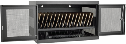 16-Device USB Charging Station Cabinet, 2.4A Charging, Durable Steel Construction