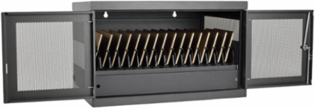 16-Device USB Charging Station Cabinet, 2.4A Charging, Durable Steel Construction