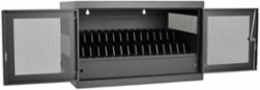 16-Device USB Charging Station Cabinet, 2.4A Charging, Durable Steel Construction