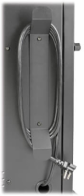21-Device AC Charging Station, 120V, Mobile Cart, Black, 10 ft Cord