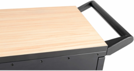 21-Device AC Charging Station, 120V, Mobile Cart, Black, 10 ft Cord