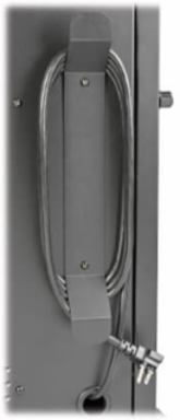 27-Device AC Charging Station, 120V, Mobile Cart, 10 ft Cord, Black