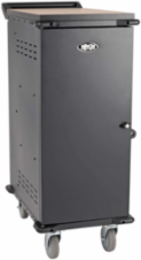 27-Device AC Charging Station, 120V, Mobile Cart, 10 ft Cord, Black