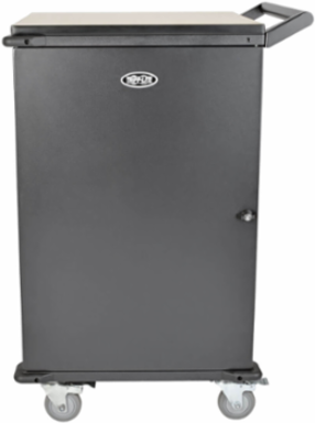 Mobile Charging Cart for 36 Devices up to 15 Inch, Black, AC Charging, Timed Zones
