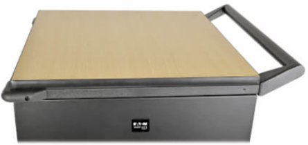 Mobile Charging Cart for 36 Devices up to 15 Inch, Black, AC Charging, Timed Zones