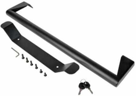 Mobile Charging Cart for 36 Devices up to 15 Inch, Black, AC Charging, Timed Zones