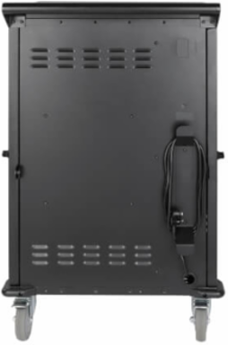 36-Device AC Charging Station Cart, 230V, Mobile, Charges Devices Up to 15 Inch