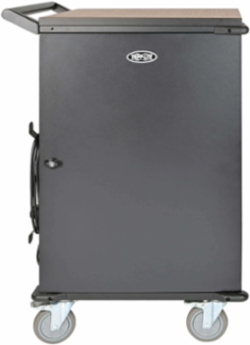 36-Device AC Charging Station Cart, 230V, Mobile, Charges Devices Up to 15 Inch