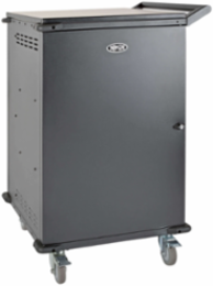 36-Device AC Charging Station Cart, 230V, Mobile, Charges Devices Up to 15 Inch
