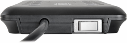 10-Device AC Charging Station with Surge Protection, 2880 Joules, Desktop Cabinet