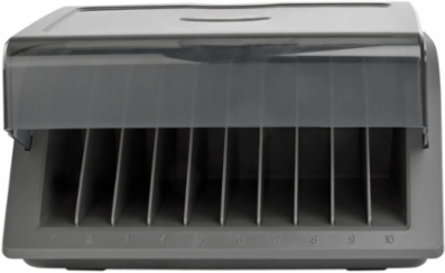 10-Device USB Charging Station for Tablets, 10 Ports, 2.4A Per Port