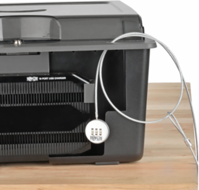 10-Device USB Charging Station for Tablets, 10 Ports, 2.4A Per Port