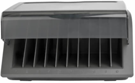 10-Device USB Charging Station for Tablets, 10 Ports, 2.4A Per Port