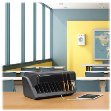 10-Device USB Charging Station for Tablets, 10 Ports, 2.4A Per Port