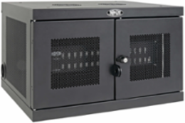 32-Device USB Charging Station with Locking Enclosure, Fast 2.4A Charging