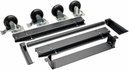 Mobile Cart Conversion Kit with Handle, 4 Inch Casters, 350 lb Capacity
