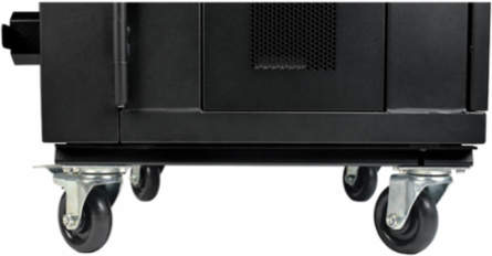 Mobile Cart Conversion Kit with Handle, 4 Inch Casters, 350 lb Capacity