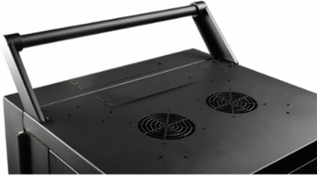 Mobile Cart Conversion Kit with Handle, 4 Inch Casters, 350 lb Capacity