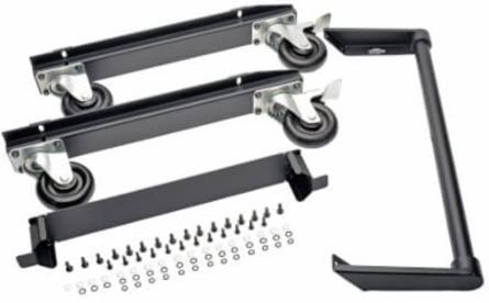 Mobile Cart Conversion Kit with Handle, 4 Inch Casters, 350 lb Capacity
