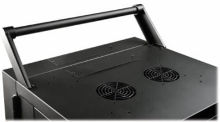 Mobile Cart Conversion Kit with Handle, 4 Inch Casters, 350 lb Capacity