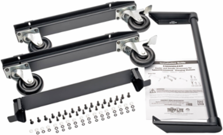Mobile Cart Conversion Kit with Handle, 4 Inch Casters, 350 lb Capacity