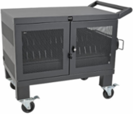 Mobile Cart Conversion Kit for 16-Device Charging Stations, 350 lb Capacity